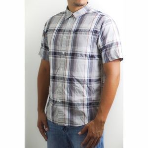 FRESH!🌍 Quiksilver Plaid Button Down